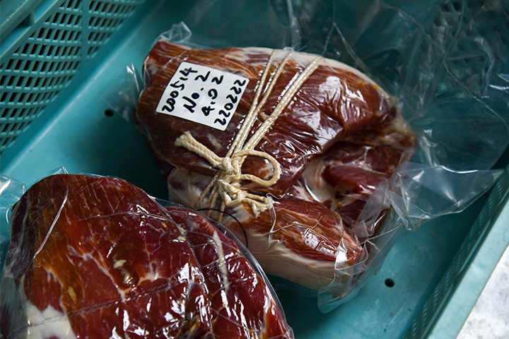 生ハム製造工程